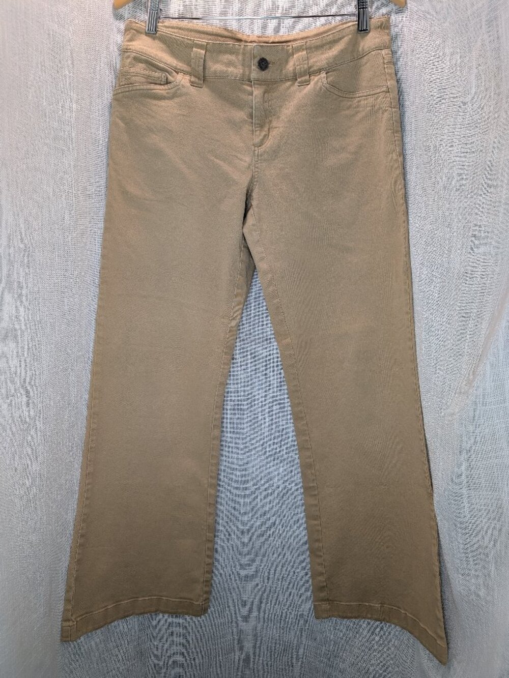 Patagonia Khaki Organic Cotton Wide Leg Pants Women's Size 8